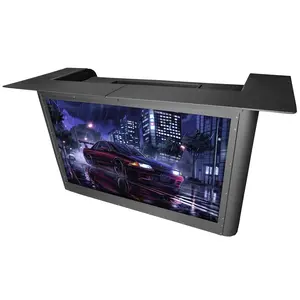 Prism Bar 55” LED TV with Wine Holder, Bottle Holder, Bottle Opener, Stainless Steel Sink (Pre-Order 6-8 Weeks)