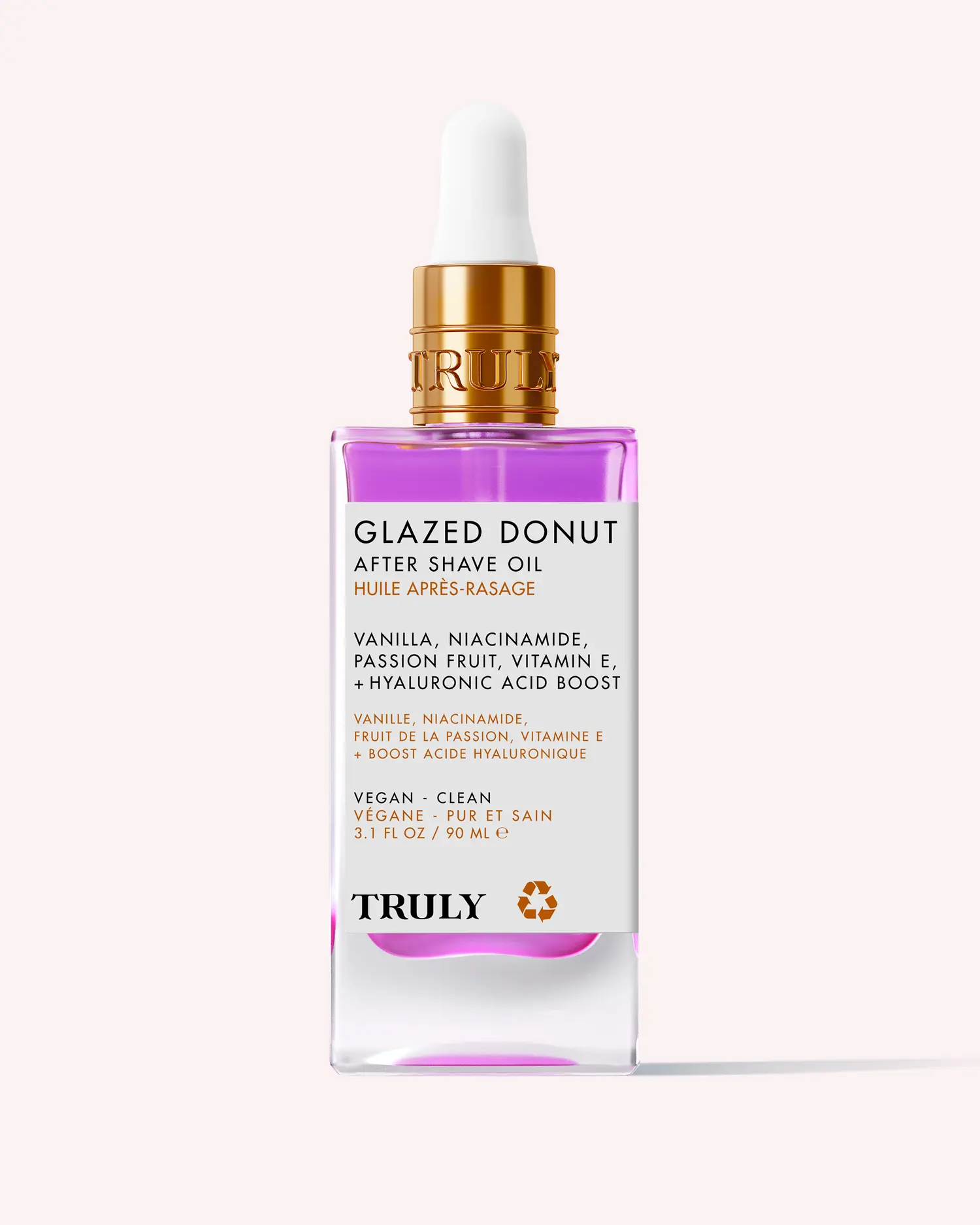 Glazed Donut Brightening Oil – Discoloration-Fighting Treatment – Brightens Dull, Uneven Skin with Vitamin E, Niacinamide & Hyaluronic Acid – Deeply Hydrates, Minimizes Ingrowns & Enhances Radiance on Legs, Underarms & Bikini Line – Vanilla Glaze Scent
