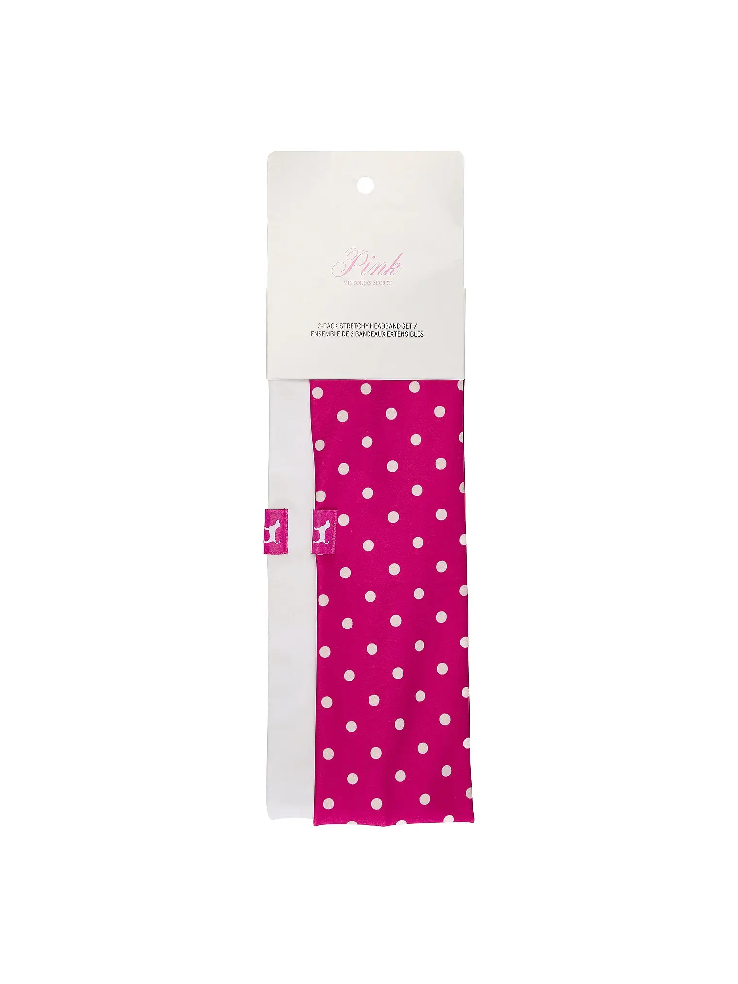 PINK 2-Pack Stretchy Headband Set