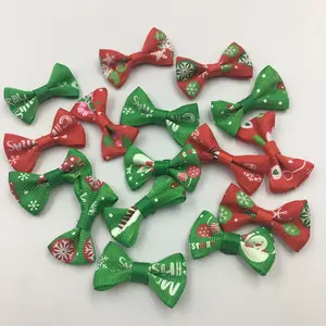 40pcs Christmas Bow Gift Decorations, DIY Party Supplies, Ribbon Bows for Clothing Accessories, Home Crafts, Holiday Ornaments