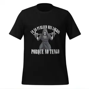 No Publico Mis Logros Meme funny Unisex gym t-shirt Sweatshirt and Hoodies