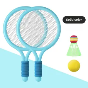 Dual Person Tennis Toy Set, Outdoor Parent-Child Interactive Badminton Racket Kit, Sports Equipment for Boys & Girls