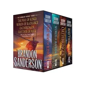 Stormlight Archives Hc Box Set 1-4: The Way of Kings, Words of Radiance, Oathbringer, Rhythm of War by Sanderson, Brandon