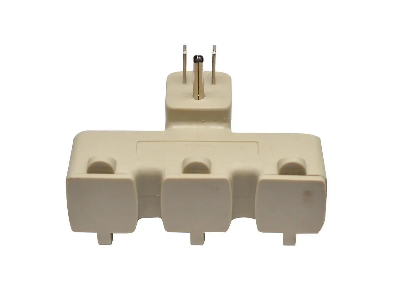 Go Green Power Power 3 Outlet Tri Tap Adapter with Covers Beige GG-03431BE Go Green Power Power 3 Outlet Tri Tap Adapter with Covers Beige GG-03431BE