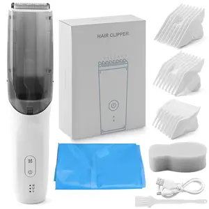 Baby Hair Clippers, Ultra Quiet Electric Vacuum Baby Clippers, Cordless Rechargeable Waterproof Haircut Kit for Kids & Men