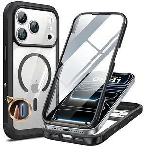 iPhone 17 17 Pro Max/17pro Smartphone Case, 360° Full Coverage, Screen Protector, Magsafe Magnetic, Anti-Drop Protective Shell