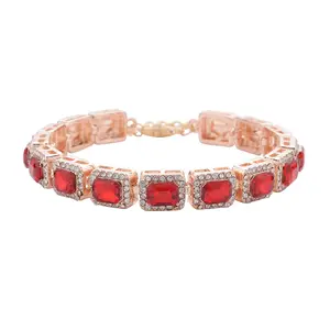 Glass Crystal Tennis Bracelet for Women Jewelry for Women -9" Birthday Christmas Gifts