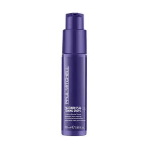 Paul Mitchell Platinum Plus Violet Toning Drops - Paraben-Free Haircare, Brass-Banishing, Intense Toning, for Blonde or Gray/Silver Hair, 0.85 fl. oz