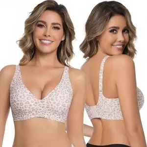 FS Women's Jelly Wireless Bras Push Up Bralettes Seamless Deep V Everyday Bras for Comfortable Fit & Style in Womenswear