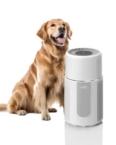Uahpet Air Purifier for Home Large Room Bedroom up to 430ft², Dogs Cats Air Purifiers with HEPA Filter, Air Quality Indicator for Pets Hair, Odor, Dust