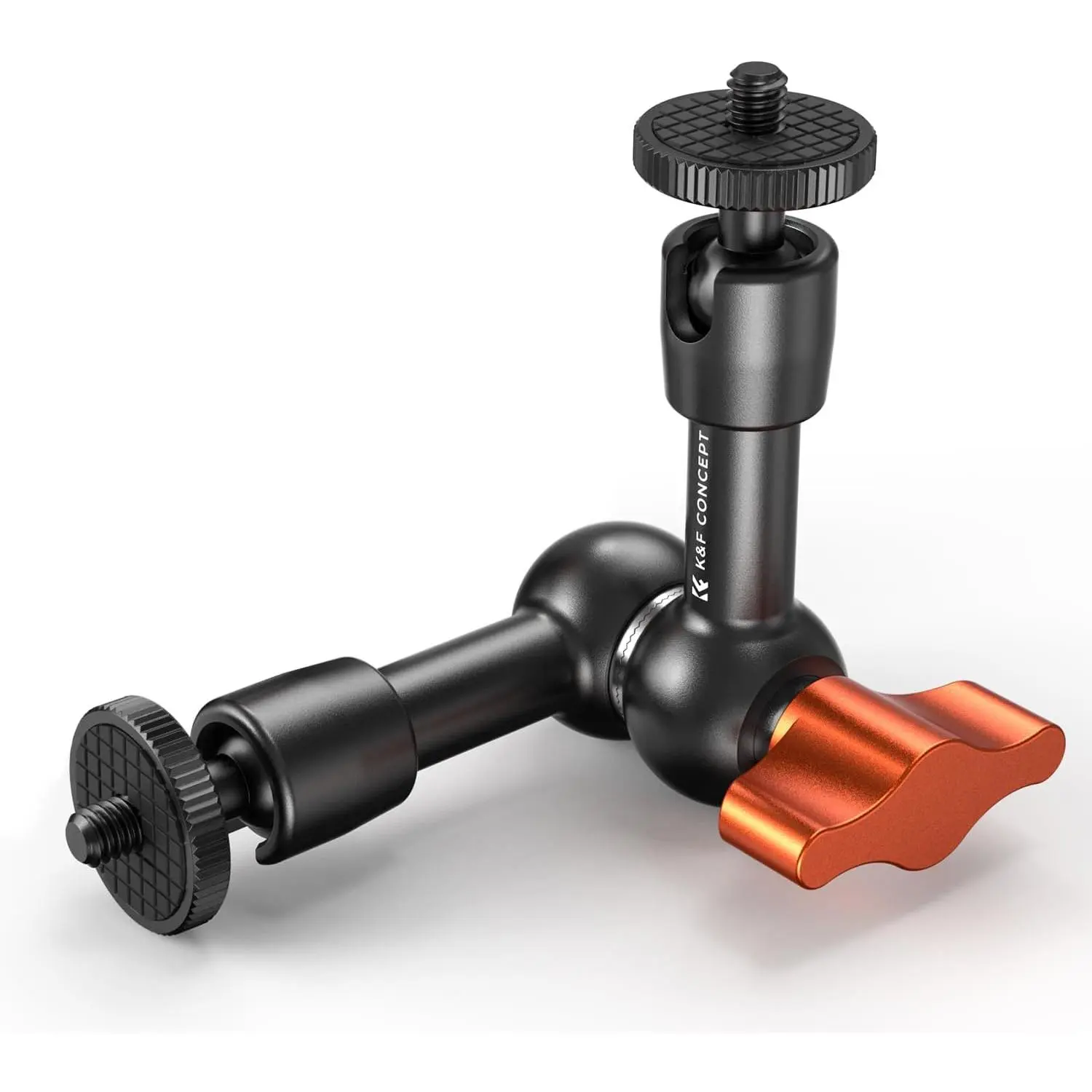 K&F CONCEPT 6" Adjustable Magic Arm Kit - 1/4" Screw, 360° Ballhead Articulating Mini Arm Mount with Rubber-Coated Components for DSLR, Smartphone, Monitor - Camera Accessories, Tech Accessories