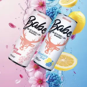 Bucked Up ALL NEW Babe Energy Drink Sport Beverage 12-Pack