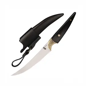 Classic Black Pocket Knife, Vintage Design with Solid Wood Knife Handle | Elegant EDC Tool for Everyday Tasks