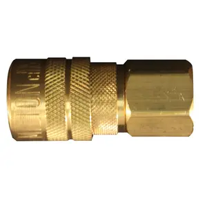 Industrial Coupler 3/8" NPT Female Brass Air Coupler, M-STYLE® Quick Connect