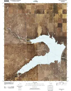 Optima Dam Oklahoma USGS Topographic Quadrangle Map, 2012, 1:24000