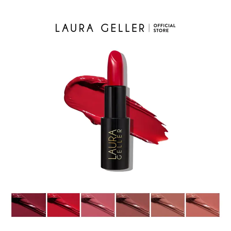 Laura Geller Modern Classic Cream Lipstick - Ultra-Rich Color, Luxurious Finish, Vitamin E, Universal Shades - Makeup