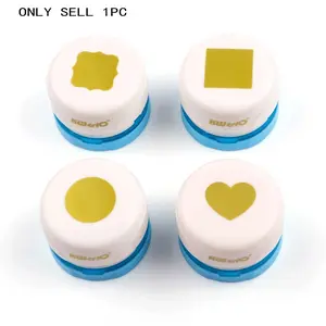 Magnetic Craft Hole Punch; 1Inch Everywhere Anywhere Punch; Precise Positioning Framed Window Paper Punches for Scrapbooking Journals Cards Making, Smooth Hole Puncher