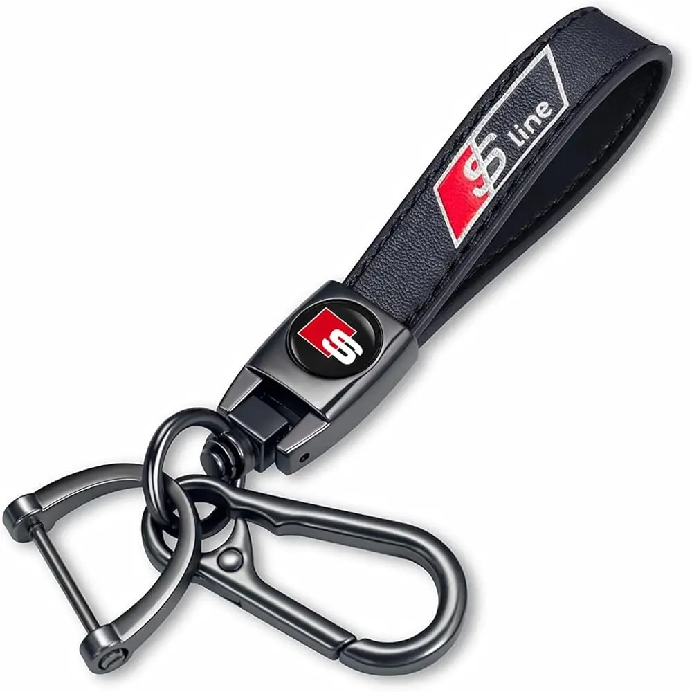 Luxury leather keychain Audi S-line Luxury leather keychain Audi S-line