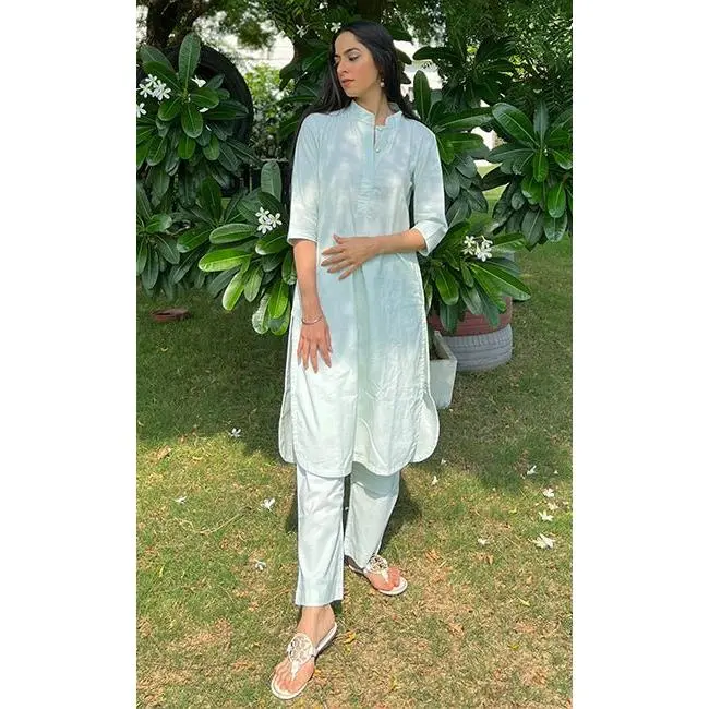 Pastel Green Kurta Set