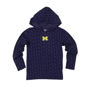 Michigan Wolverines Youth Allover Print Hoodie