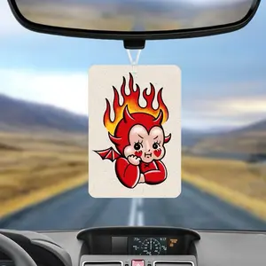Unscented Air Freshener with Cute Character Design for Car Use