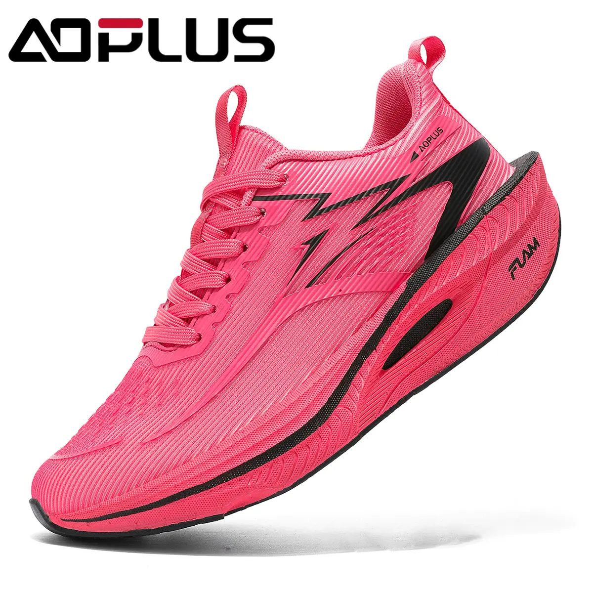 Men's Casual Workout Sneakers, Multi-Color Sporty Running Shoes in Cotton-PVC Fabric for Marathon Exercise, Running Sneakers, Men's Running Shoes, Cloth, Unisex, All Seasons, Men's Shoes