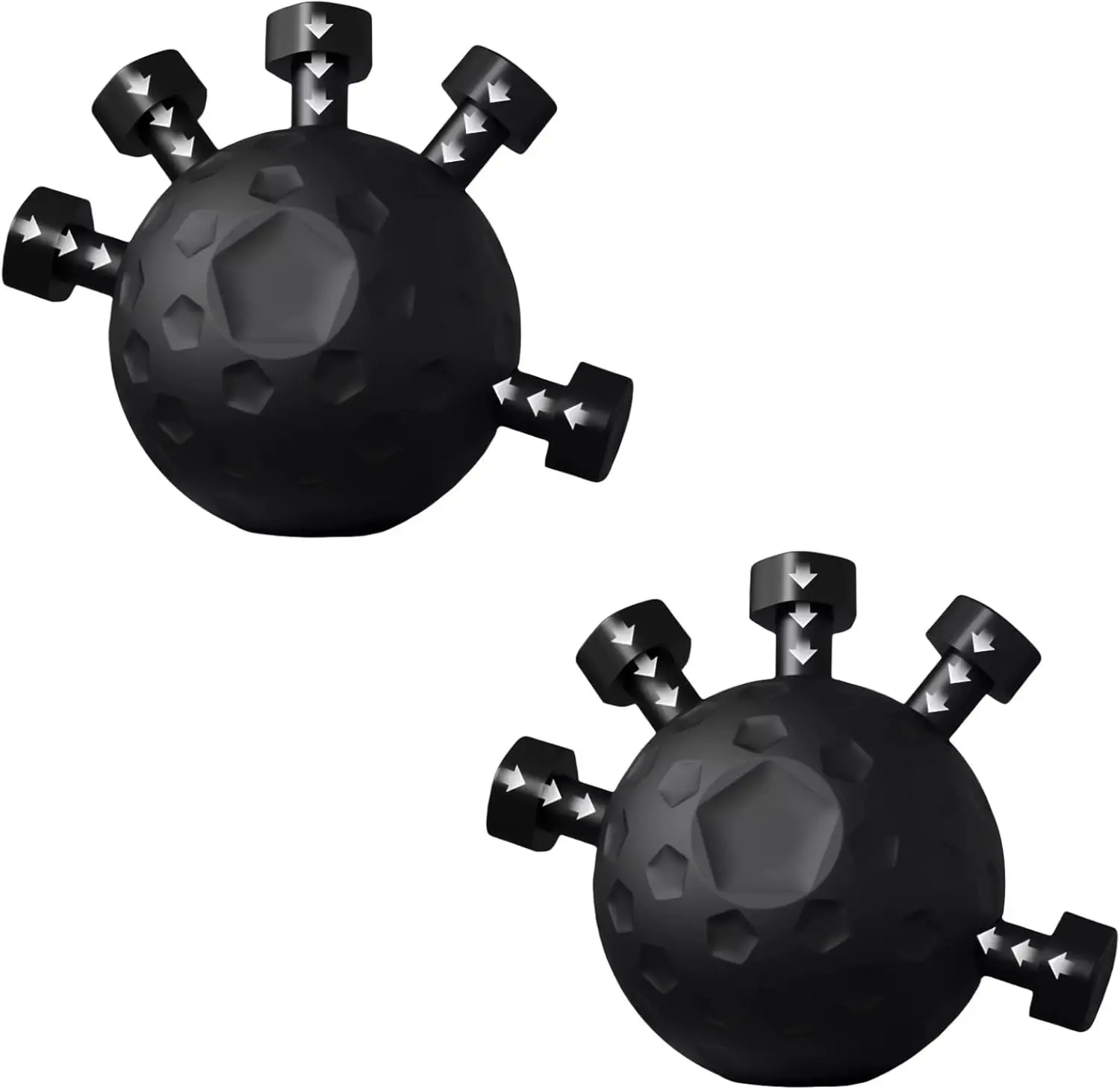 Glitzgrip Arm Builder 2025 New Hand Forearm Ball Strengthener and Finger Grip Exerciser Balls Wrist Strengthening Guitar Finger Gripper Strength Trainer Hand Squeezer Stretcher Extender Workout DSKE-US