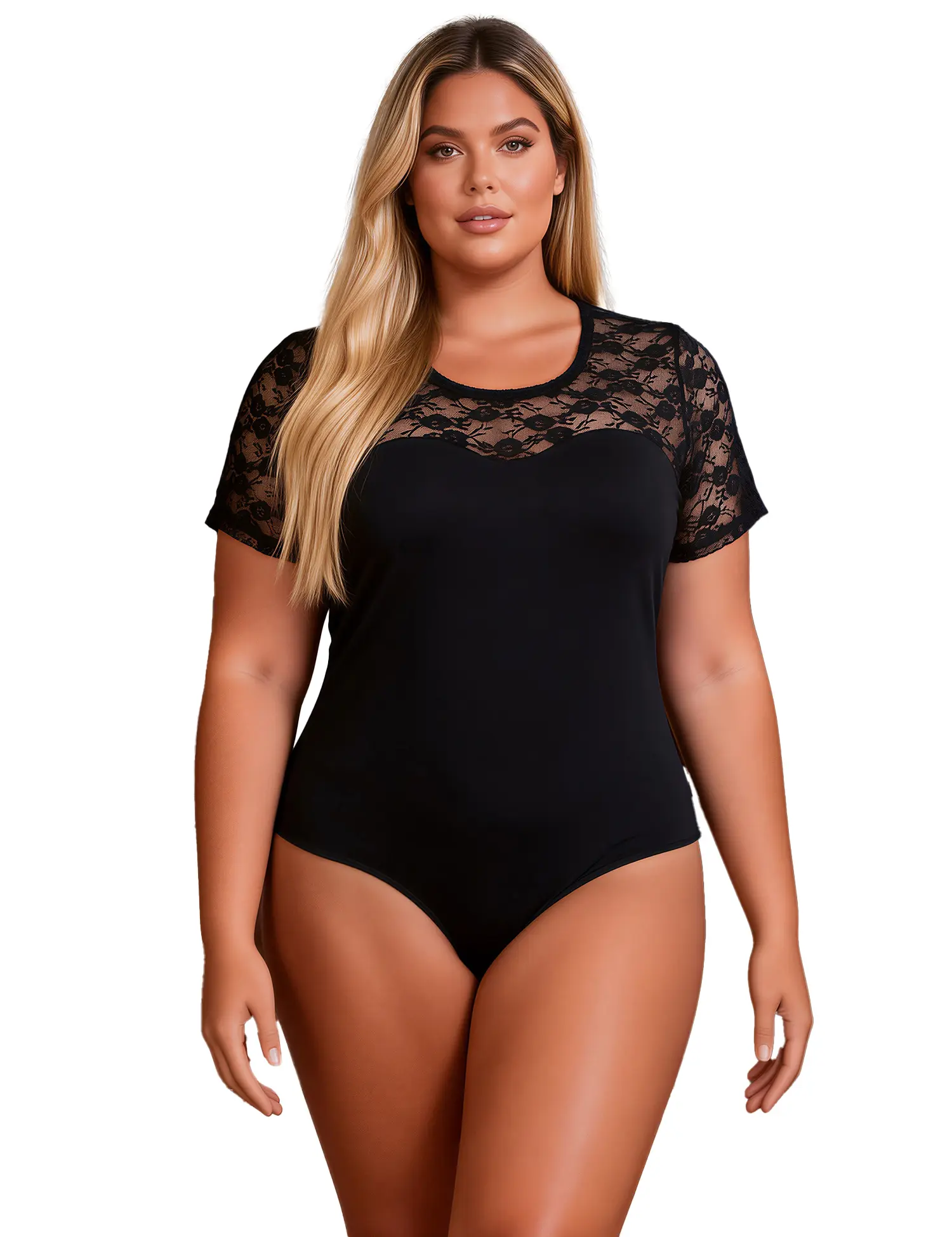 Women's Bodysuits Sexy Sheer Mesh Piece Basic Retro Short Sleeve Round Neck Lace Body Suits Tops Soft Stretchy Minimalist Womenswear Crew Neck Sheer Mesh Bodysuit See Through Leotard Top Clubwear Streetwear T-shirt M-3XL