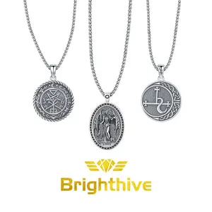 Brighthive Lilith 925 Real Silver Necklace & Pendant - Wisdom Symbol Jewelry Silver Necklace & Pendant, Ideal Gift for Women (Anniversary, Birthday), 925 Real Silver Necklaces & Pendants, Jewelry Silver Necklaces & Pendants
