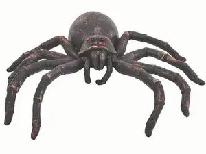 Black Tarantula Figure | 12" Latex Collectible | Fun World
