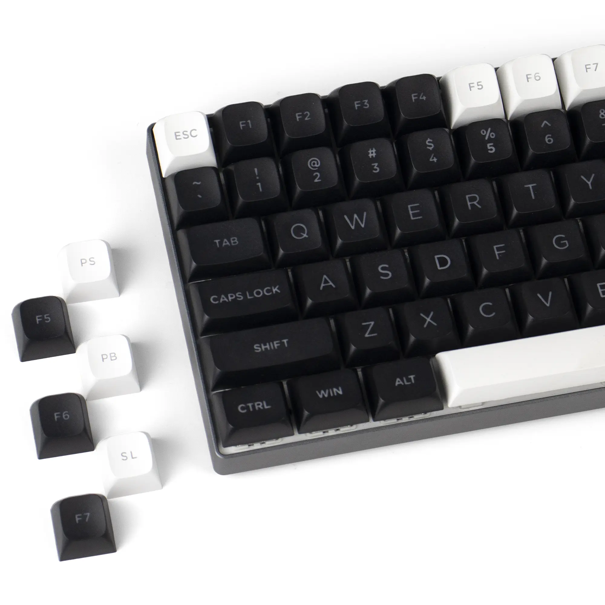 WOMIER 168-Keys WOB PBT Double-Shot Keycap Set, Cherry Profile, Compatible with 61-108 Mechanical Keyboards, Keycaps