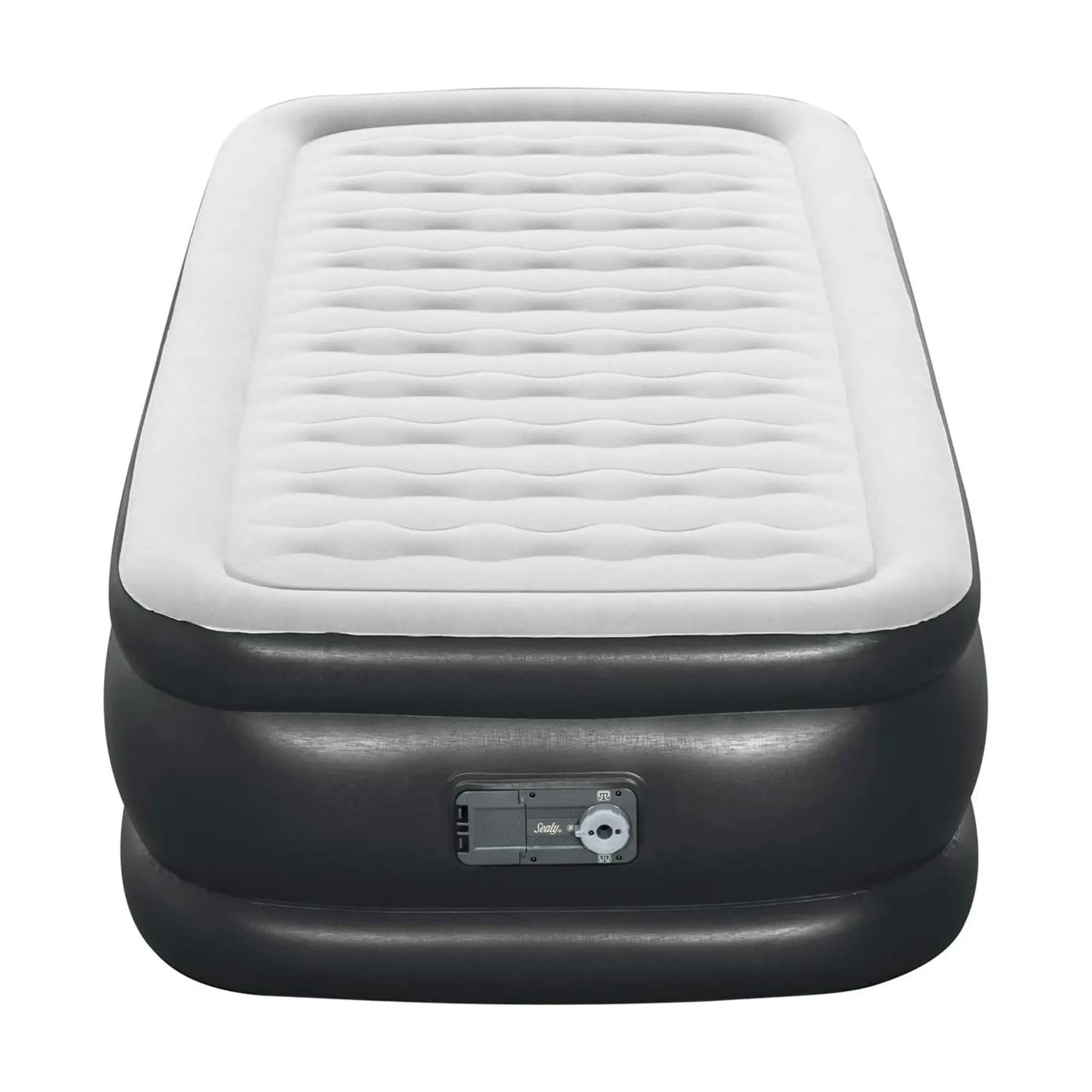 Sealy Tritech Twin Sized 20" Air Mattress Bed 2 Person w/Built-In AC Pump & Bag