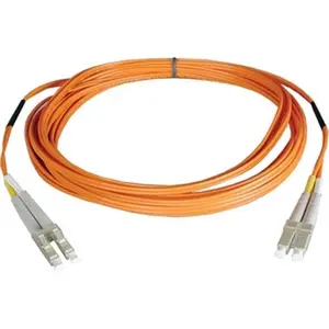 Tripp Lite Multimode Fiber Optic Duplex Riser Patch Cable - 6.56ft, 2x LC Connectors, Orange, Plug-and-Play Optical Cables, Model N320-02M, Audio & Video Accessory