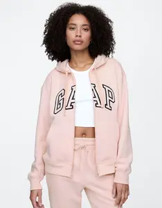Relaxed Gap Logo Zip Hoodie