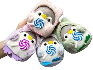 4pcs Cute Lollipop Penguins Keychains