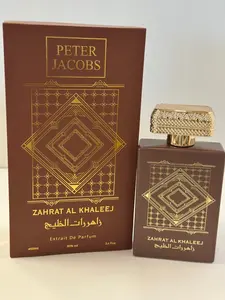 PETER JACOBS ZAHRAT AL KHALEEJ 100 ML /  3.4 oz Extrait de Parfum UNISEX Regular Edition Sealed Box