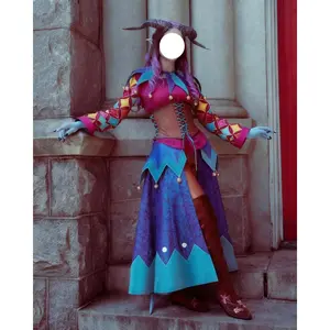 Premium Alfira Bard Cosplay Costume - Inspired by Baldur's Gate 3 Roleplay Game Outfit for Adults