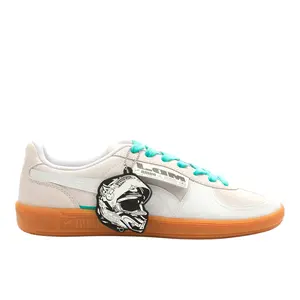 PUMA Mens Mercedes Amg Petronas F1 X Mad Dog Jones Palermo Lace Up Sneakers Shoes Casual - Off White