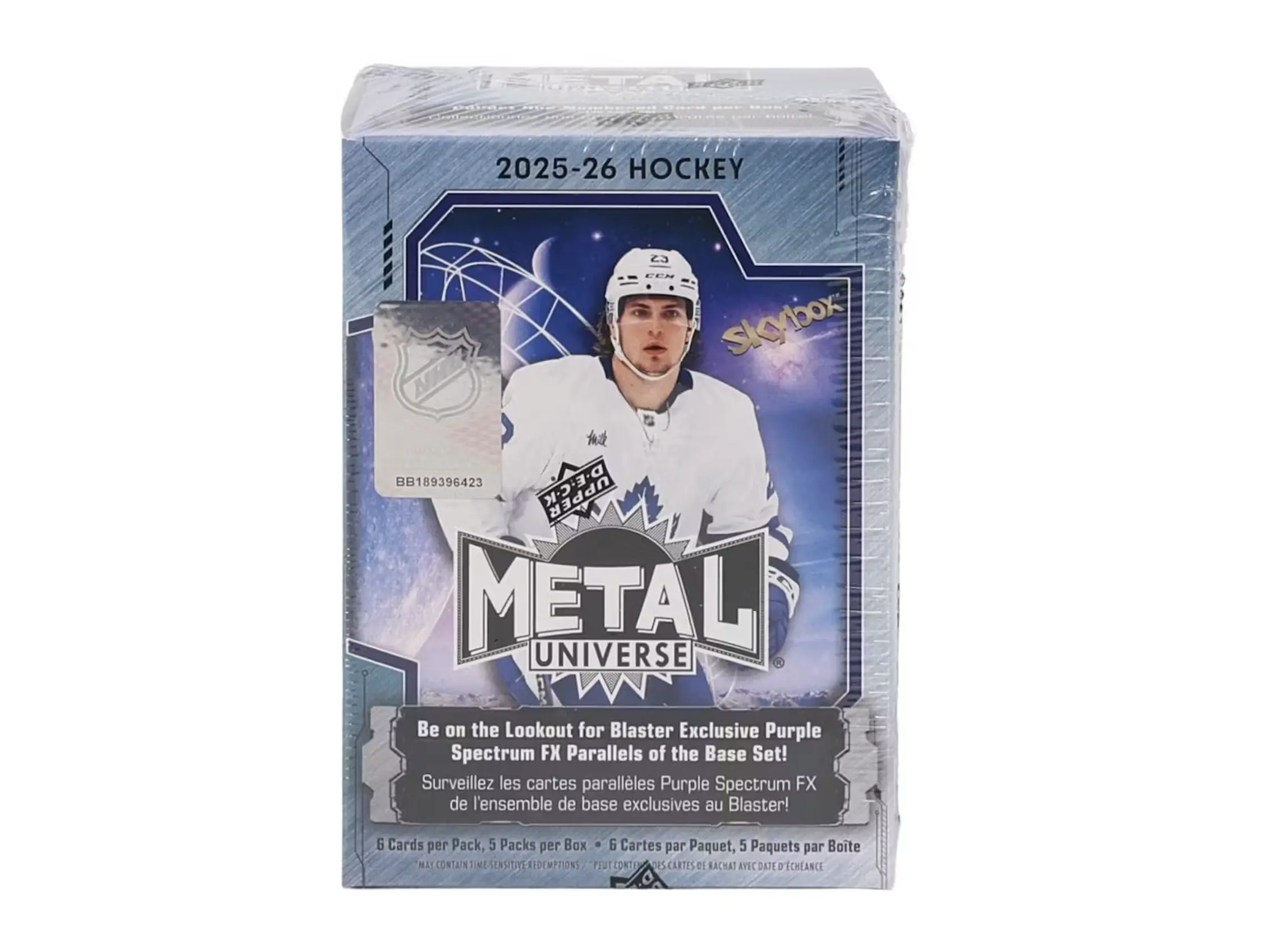 2025-26 Upper Deck Skybox Metal Universe Hockey Blaster Box Sports Trading Cards Sports Card Items