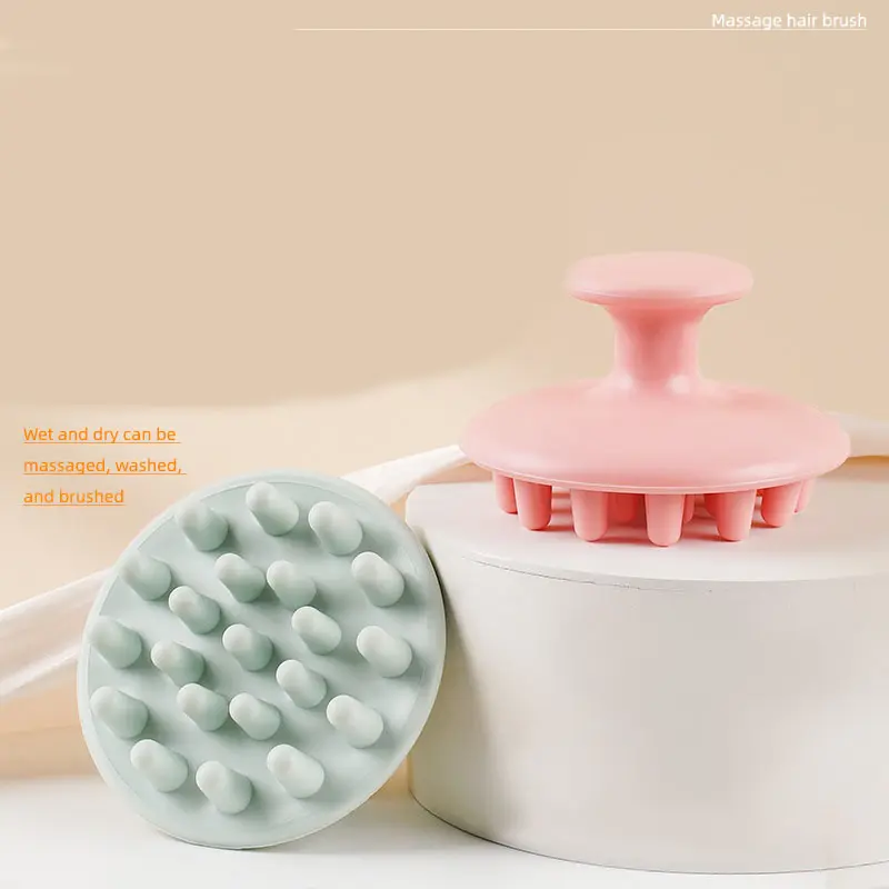 Silicone Hair Washing Brush Scalp Cleansing Shampoo Comb Hair Washing Massage Comb