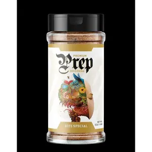 Underground Bio Labs | Prep By Jefe Premium Seasoning | Low Sugar/Sodium | MSG/Gluten Free | 7 Mouthwatering Flavors (5oz)