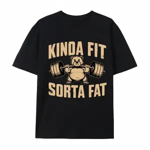 Funny Weightlifting Bear Tee – Gym Shirt Casual Streetwear
