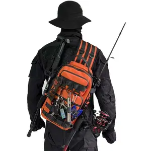 Outdoor Fishing Bag, Multifunctional Large Capacity Fishing Backpack, Outdoor Fishing Bag for Men & Women, Sports & Outdoor Clothing Accessories, Fishing Tackle Organizer