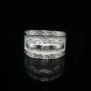 925 Silver Last Supper Band ring