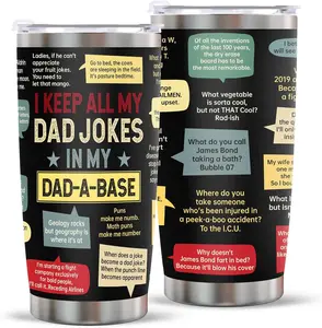Fathers Day Dad Gift  20Oz Stainless Steel Vacuum Flask Coffee Drinkware - Father's Day Gift for Dad, Husband from Daughter, Son, Wife; Birthday Present for Men, Stepfather (for Christmas, Thanksgiving)