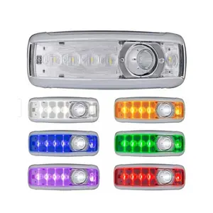 Trux Accessories 6-Color LED Over Door Exterior Decorative Light Bulb for Kenworth T680, T880