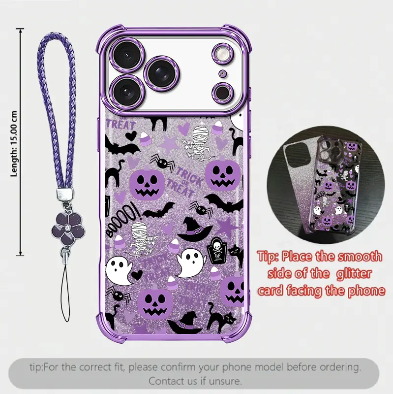 Cute Halloween Pumpkin Ghost Phone Case for iPhone 18 17 Pro Max Air,16 Plus,15,14,13,12,11,XR,XS Max & Samsung Galaxy S26,S25,S24,S23,S22, Transparent Soft Silicone Cover, 4-Corner Drop Protection, Non-Yellowing Shockproof Gift for Her Durable Cove 995