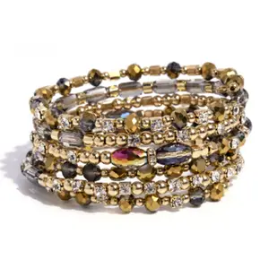 Timeless Tango-Gold Coil Bracelet 
