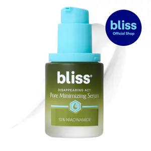 Bliss Disappearing Act Pore-Minimizing Serum – Niacinamide + Pore Vanish Complex with Green Tea – Refines Pores, Controls Oil & Targets Dark Spots for Smooth Glass Skin – 1 Fl Oz
