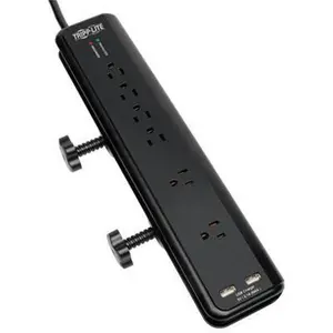 Tripp Lite Surge Desk Mount 6 Outlet, Power Plugs, Extension Adapter Plugs, Plug-In Adapter Plugs